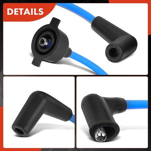 A-Premium 5PCS Spark Plug Wires Compatible with Honda Prelude 1983 1984 1985 1986 1987, 1.8L in Saudi Arabia