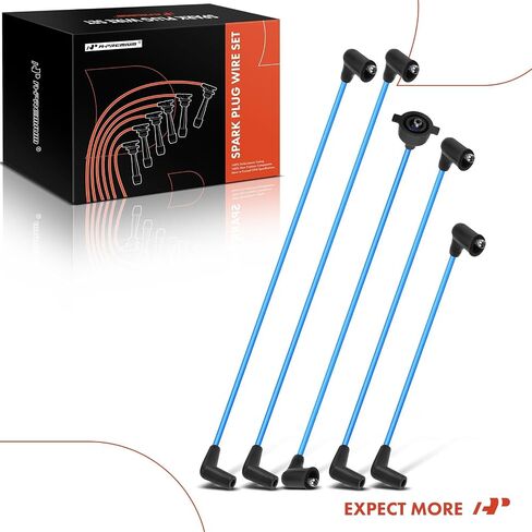 A-Premium 5PCS Spark Plug Wires Compatible with Honda Prelude 1983 1984 1985 1986 1987, 1.8L in Saudi Arabia