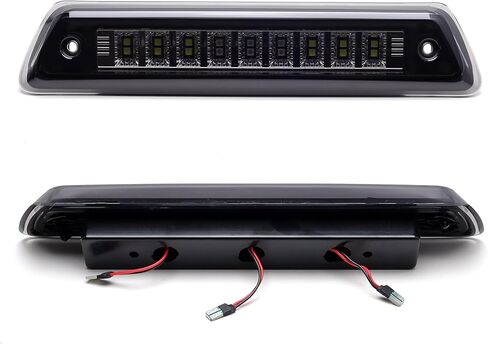 عدسة iJDMTOY مدخنة كاملة LED عالية التركيب للفرامل الثالثة/مجموعة ضوء التوقف متوافقة مع 2009-2014 Ford F-150 in Saudi Arabia