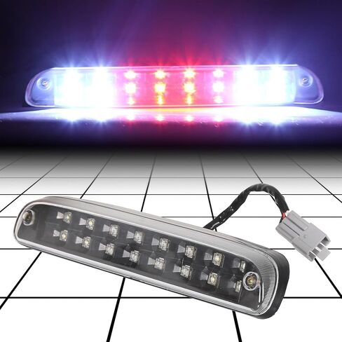 HECASA 16LED Third Brake Light Compatible With 1999-2016 Ford F250 F350 F450 F550/1993-2011 Ranger 3rd Tail light Cargo Lamp Clear High Mount Dual Row in Saudi Arabia