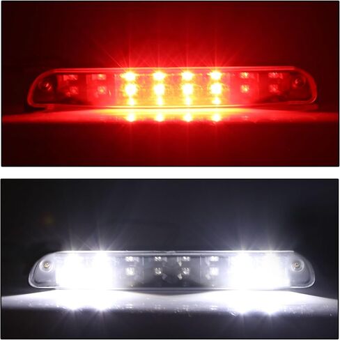 HECASA 16LED Third Brake Light Compatible With 1999-2016 Ford F250 F350 F450 F550/1993-2011 Ranger 3rd Tail light Cargo Lamp Clear High Mount Dual Row in Saudi Arabia