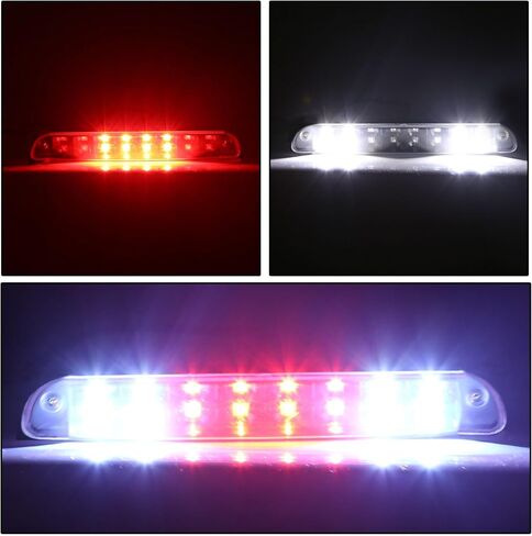 HECASA 16LED Third Brake Light Compatible With 1999-2016 Ford F250 F350 F450 F550/1993-2011 Ranger 3rd Tail light Cargo Lamp Clear High Mount Dual Row in Saudi Arabia