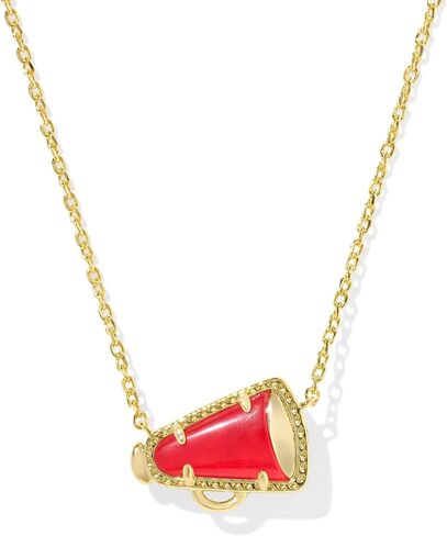 Kendra Scott, Womens, Cheer Short Pendant Necklace, Red Illusion, One Size in Saudi Arabia