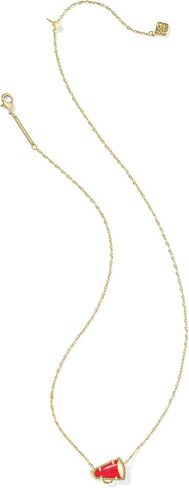 Kendra Scott, Womens, Cheer Short Pendant Necklace, Red Illusion, One Size in Saudi Arabia