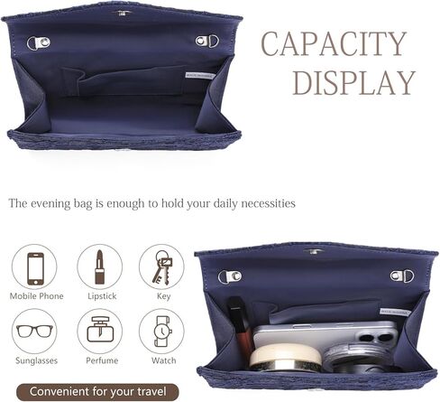 محفظة بمقبض من الدانتيل للنساء حقيبة مسائية عبر الجسم وحفلات الزفاف الرسمية وحقيبة يد أنيقة على شكل مغلف in Kuwait