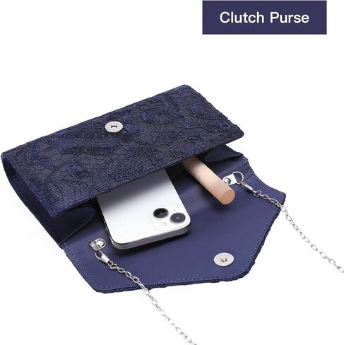 محفظة بمقبض من الدانتيل للنساء حقيبة مسائية عبر الجسم وحفلات الزفاف الرسمية وحقيبة يد أنيقة على شكل مغلف in Kuwait