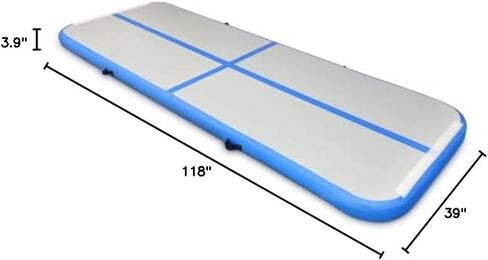 10ft 3M نفخ الجمباز حصيرة الهواء الطابق المسار تراجع حصيرة اللياقة البدنية الصالة الرياضية حصيرة اليوغا حصيرة ممارسة اليوغا حصيرة الفنون القتالية للمنزل التدريب في الهواء الطلق استخدام ث/مضخة هواء كهربائية in Kuwait
