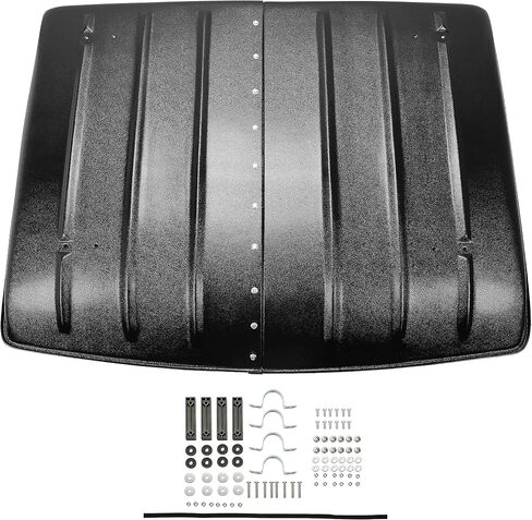 KUAFU Flip Windshield & Hard Top Compatible with 2006-2016 Kawasaki Mule 600 610 SX 4X4 XC Front Windscreen - 2 Packages in Saudi Arabia