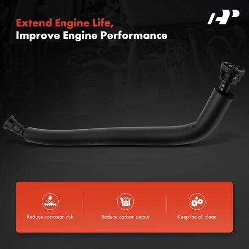 خرطوم تنفس علبة المرافق العلوي للمحرك A-Premium متوافق مع BMW 328i 328Ci 2000، 325i 325xi 2001-2005، 330i 330Ci 2001-2006، 330xi، 320i، 323i، 325Ci، 323Ci، 330i، Z4، 530i، 525، 528i، X3، Z4، Z3 in Saudi Arabia