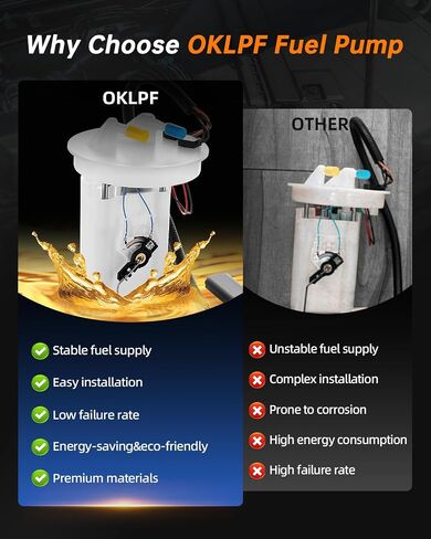 مجموعة وحدة مضخة الوقود الكهربائية OKLPF متوافقة مع 1999 2000 2001 2002 2003 2004 جيب جراند شيروكي L6 4.0L V8 4.7L استبدال E7127MN E7127M SP7127M in Kuwait