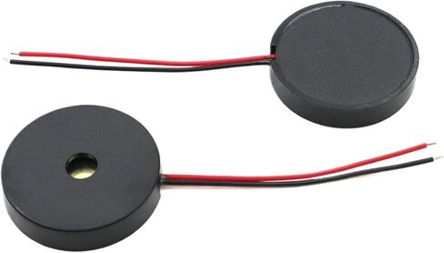 10PCS 22045 5000Hz Passive Buzzer with Wire Piezoelectric Speaker 22MM 22 * 4.5MM 22x4.mm 30V Low Power Consumption Electronic DIY in Saudi Arabia