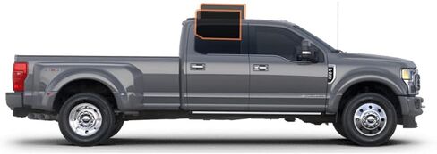 DIY-MotoShield Pro Premium Professional 2mil Ceramic Window Tin Film for 2017-2021 Ford F-250 4 Door Crew - (السائق الأمامي / الراكب 35٪) in Kuwait