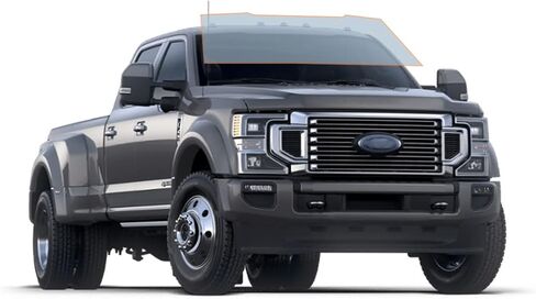DIY-MotoShield Pro Premium Professional 2mil Ceramic Window Tin Film for 2017-2021 Ford F-250 4 Door Crew - (السائق الأمامي / الراكب 35٪) in Kuwait
