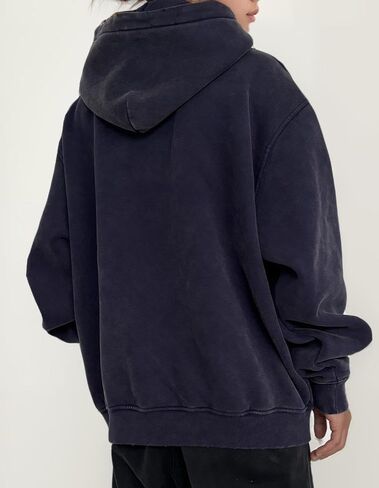 سترة نسائية ذات قلنسوة كبيرة الحجم للجنسين للأزواج من الصوف الثقيل الوزن وسترة فضفاضة ذات قلنسوة in Kuwait