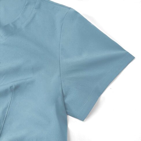 VIAOLI Scrubs for Women Set-Zipper Collar Top & Straight Pants Scrubs Set Medical Nursing Uniforms Clearance in Kuwait