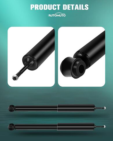AUTOMUTO 2 Pcs Struts Shock Absorbers Compatible with 1982-2002 for Chevy Camaro,1953-1962 for Chevy Corvette,1982-2002 for Pontiac for Firebird with 343211 Auto Shocks - Rear in Saudi Arabia