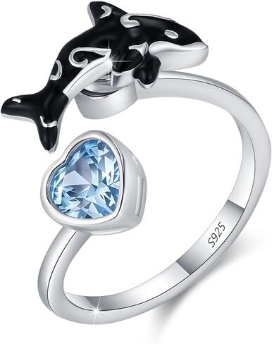 Phoenix Ring 925 Sterling Silver Phoenix Spoon Ring with Opal Adjustable Ring Gothic Firebird Phoenix Jewelry Gift for Women Size 8# in Kuwait