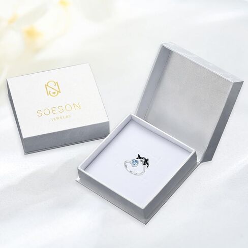 Phoenix Ring 925 Sterling Silver Phoenix Spoon Ring with Opal Adjustable Ring Gothic Firebird Phoenix Jewelry Gift for Women Size 8# in Kuwait