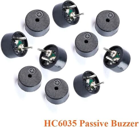 5PCS HC-6035 Mini Passive Buzzer HC6035 AC Buzzer 6X3.5 6 * 3.5 mm Passive Integrated Electromagnetic Speaker 1.5-3V in Saudi Arabia