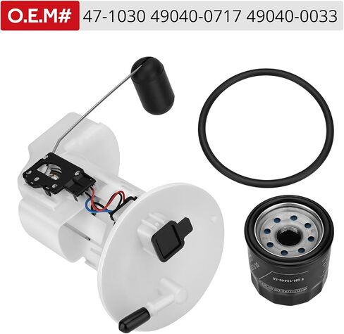 مجموعة مضخة الوقود JAVIK وفلتر زيت ATV لـ Kawasaki Brute Force 750 4x4i EPS KVF750 2008-2024 O.E.M#49040-0033 47-1030 49040-0717 in Saudi Arabia