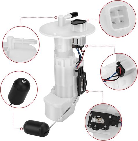 مجموعة مضخة الوقود JAVIK وفلتر زيت ATV لـ Kawasaki Brute Force 750 4x4i EPS KVF750 2008-2024 O.E.M#49040-0033 47-1030 49040-0717 in Saudi Arabia