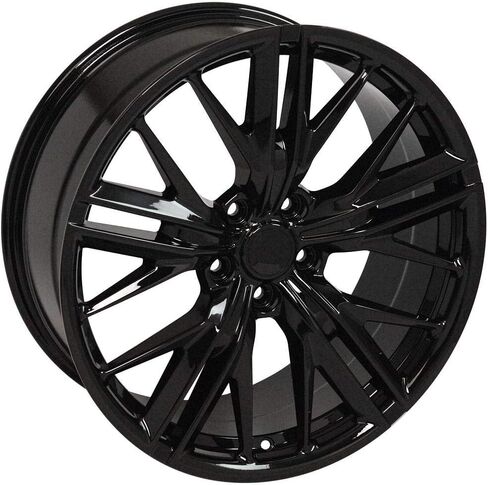 OE Wheels CV25 20 Inch Rims Fit Camaro ZL1 Style 5x120 20x8.5 Gloss Black - Hollander 5773 (Set of 4) in Saudi Arabia