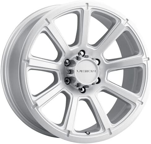 Vision 353 توربين 16x8 6x5.5 بوصة +0 ملم حافة عجلة فضية 16 بوصة in Saudi Arabia
