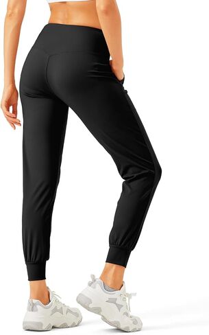 ZUTY Women's Joggers Pants Lightweight Soft Athletic Leggings Tapered Lounge Pants for Workout Yoga Running in Saudi Arabia