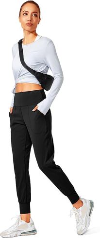 ZUTY Women's Joggers Pants Lightweight Soft Athletic Leggings Tapered Lounge Pants for Workout Yoga Running in Saudi Arabia