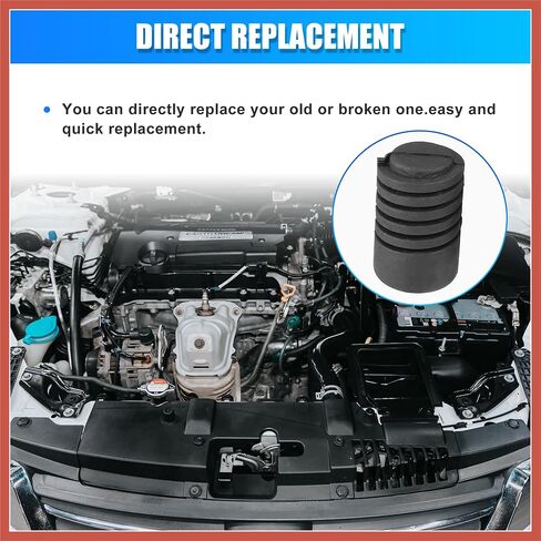 ACROPIX 2 Pcs Car Hood Rubber Bumper Hood Bumper Stops Cushion Stoppers Black Rubber for Hyundai for Kia Car Parts in Saudi Arabia