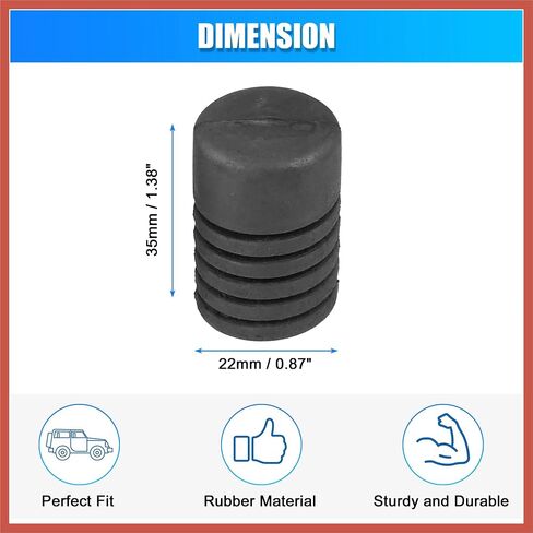 ACROPIX 2 Pcs Car Hood Rubber Bumper Hood Bumper Stops Cushion Stoppers Black Rubber for Hyundai for Kia Car Parts in Saudi Arabia