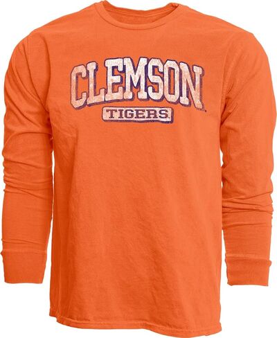 Blue 84 NCAA Officially Licensed Long Sleeve T-Shirt Team Color Dyed Ringspun Vintage in Kuwait