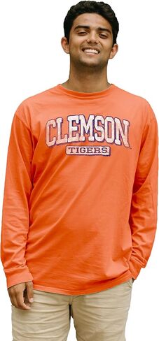 Blue 84 NCAA Officially Licensed Long Sleeve T-Shirt Team Color Dyed Ringspun Vintage in Kuwait