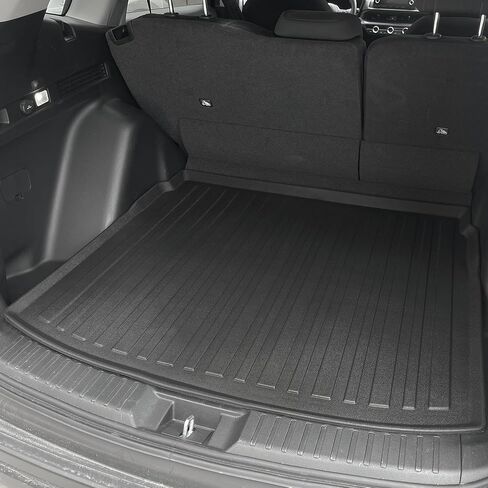 بطانة شحن ممتازة لسيارة Honda CR-V 2023-2024 - حماية 100% - سجادة صندوق السيارة ملائمة حسب الطلب - سجادة شحن سوداء سهلة الغسل لجميع المواسم - بطانات صندوق السيارة مُقاسة بالليزر لسيارة Honda CR V (السطح العلوي) in Kuwait