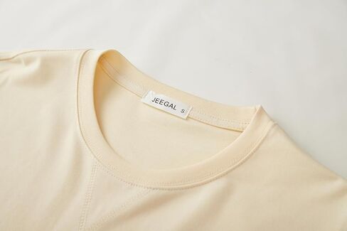 Men's 100% Cotton T-Shirt Solid Color Crewneck Tee for Everyday Wear Pre-Shrunk Casual Basic Top in Kuwait