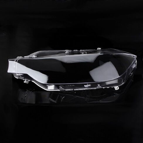 Cndoci37 1 Pair Transparent Front Headlight Headlamp Clear Lens Cover PC Shell Lamp Cap Replacement for BMW F30 2013-2016 Transparent in Saudi Arabia