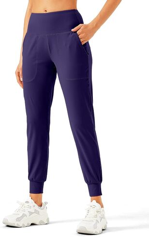 ZUTY Women's Joggers Pants Lightweight Soft Athletic Leggings Tapered Lounge Pants for Workout Yoga Running in Saudi Arabia