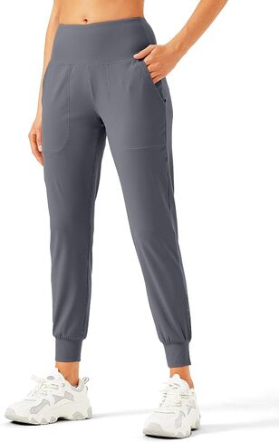 ZUTY Women's Joggers Pants Lightweight Soft Athletic Leggings Tapered Lounge Pants for Workout Yoga Running in Saudi Arabia
