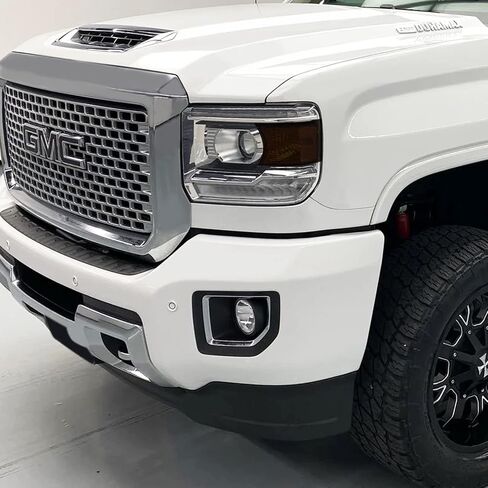 لون دخان الفينيل المقطوع مسبقًا من SlickMod لسيارة GMC Sierra Foglight 2014-2019 (3. Foglight، 20% دخان داكن) in Saudi Arabia