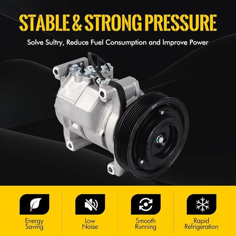 KUSATEC CO 28003C تكييف الهواء ضاغط التيار المتردد متوافق مع هوندا أكورد 2003 2004 2005 2006 2007، 10345430 10349951 in Saudi Arabia