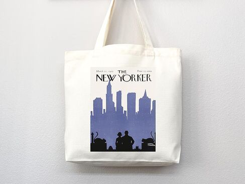 New Yorker tote bag, New Yorker magazine bag, New Yorker bag, New Yorker art, New yorker tote, art tote bag, aesthetic tote in Saudi Arabia