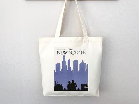 New Yorker tote bag, New Yorker magazine bag, New Yorker bag, New Yorker art, New yorker tote, art tote bag, aesthetic tote in Saudi Arabia