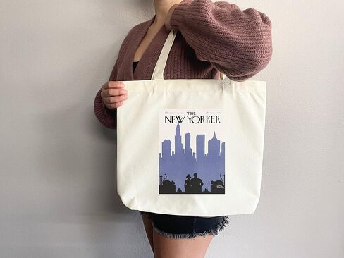 New Yorker tote bag, New Yorker magazine bag, New Yorker bag, New Yorker art, New yorker tote, art tote bag, aesthetic tote in Saudi Arabia