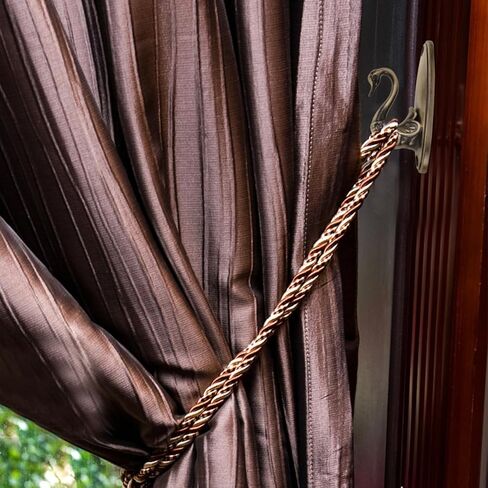الستار Holdbacks خمر سوان الستار أصحاب الذهبي الستار Tiebacks النحاس الزخرفية الستار الأقمشة Holdbacks لستائر الحائط الأقمشة in Kuwait