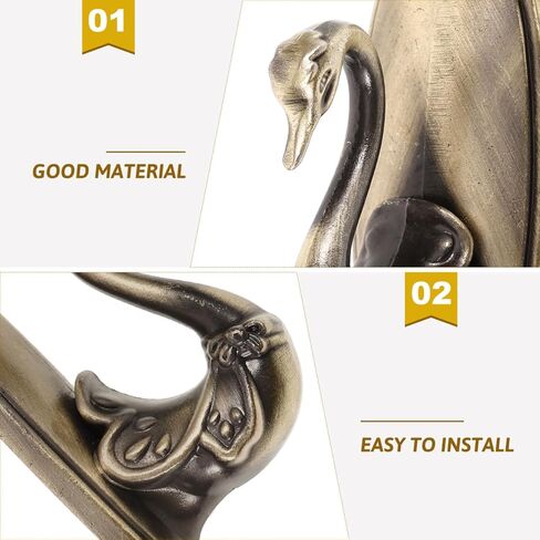 الستار Holdbacks خمر سوان الستار أصحاب الذهبي الستار Tiebacks النحاس الزخرفية الستار الأقمشة Holdbacks لستائر الحائط الأقمشة in Kuwait