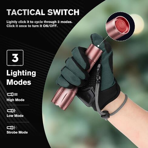 LED Flashlights High Lumens 2 Pack, Powerful Tactical Flashlight With 3 Modes, Pocket Small Flash Light, Waterproof Zoomable Flashlights for Home Emergencies, Camping Essentials (Battery Included) in Saudi Arabia