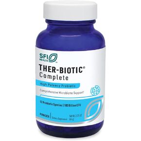 مسحوق بروبيوتيك كامل من Klaire Labs SFI Health Ther-Biotic - 100 مليار CFU - بروبيوتيك للرجال والنساء لصحة الجهاز الهضمي ودعم المناعة - خالي من الألبان، لا يسبب الحساسية (60 حصة، 64 جم) in Saudi Arabia