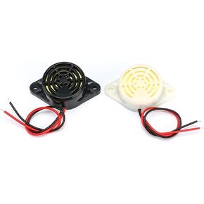 SFM-27 3-24V 12V 95DB Active Buzzer High-Decibel Electronic Buzzer Beep Alarm Intermittent / Continuous(Continuous White-01) in Saudi Arabia
