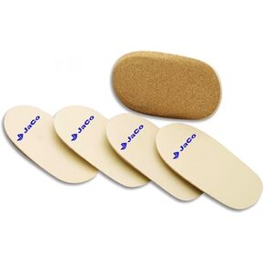 | Cork Heel Lift | Small 2¼" Width | 7mm Height | Shoe Inserts | 4-Pack in Saudi Arabia