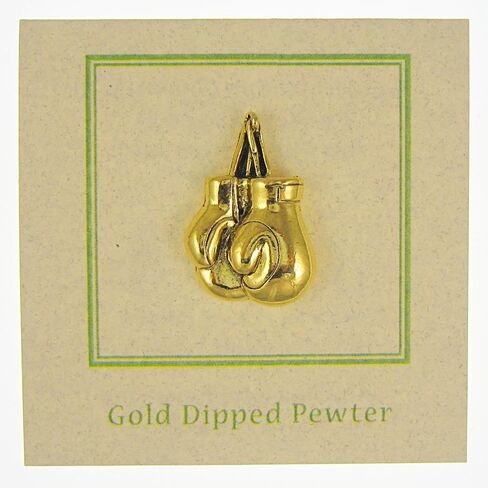 Jim Clift Design Boxing Gloves Gold Lapel Pin in Saudi Arabia